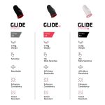 Vero Forza Glide V2 vs Pro finger sleeve features comparison V Fiber technology
